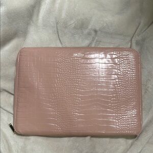 Ted Baker Pink Croc-Embossed Tablet Case